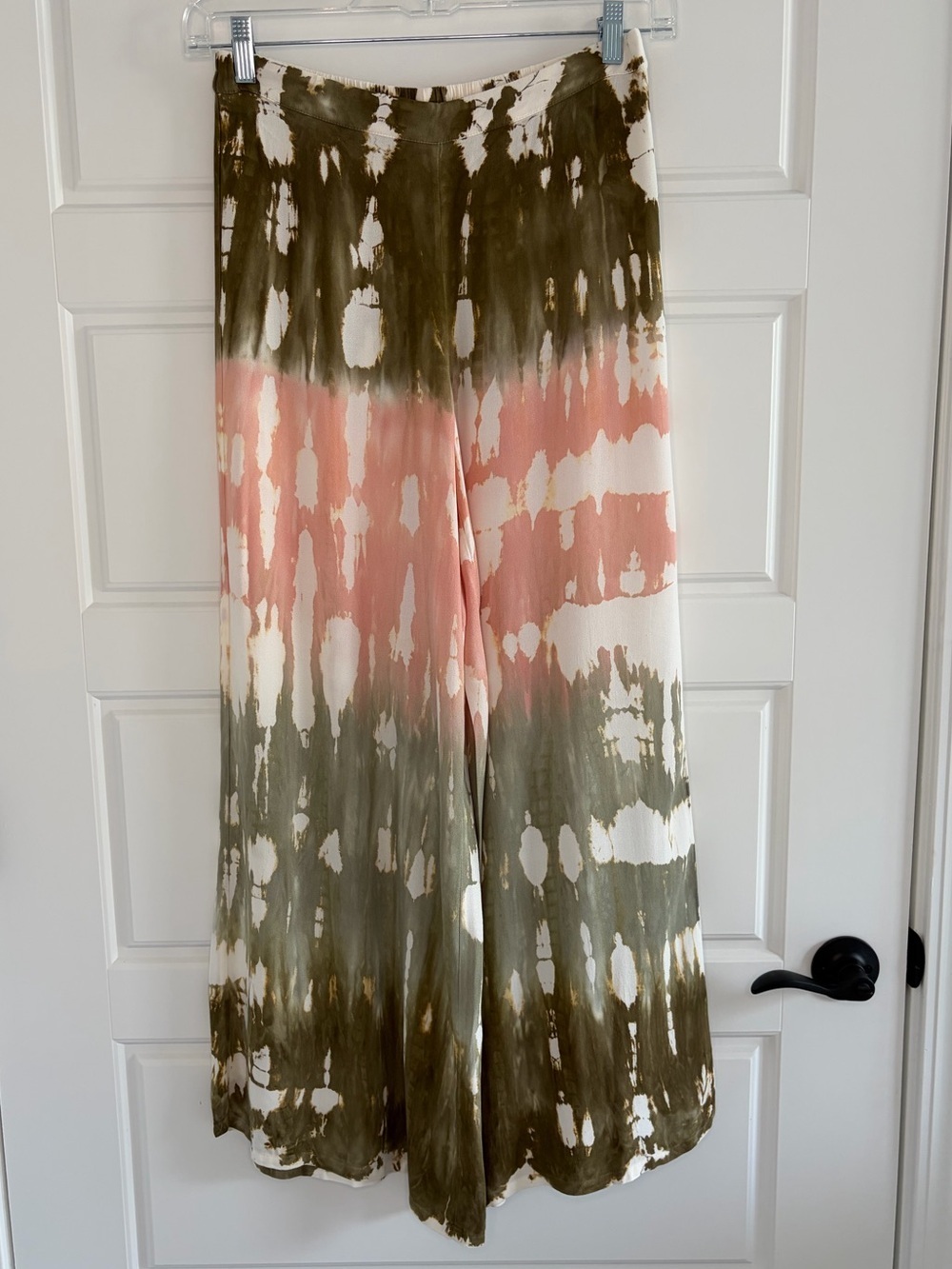 Young Fabulous & Broke Willow Geode Tie Dye Wide Leg Pants Size Small Boho New